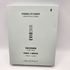 Evio Beauty Skin Hydrogel Eye Therapy Tear Catchers Eye Patches 6 Pairs
